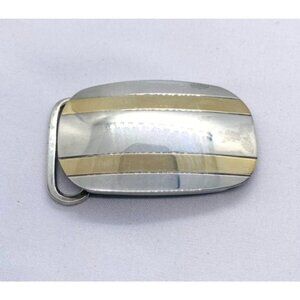 SOLD! Tiffany & Co Sterling Silver 925 14K 585 Belt Buckle